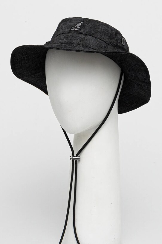 Kangol pălărie din bumbac SALVAGED OUTDOOR K5437.BK001 negru AA00