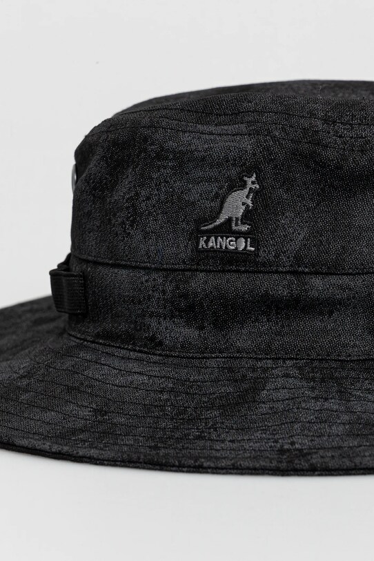 Kangol pălărie din bumbac SALVAGED OUTDOOR negru K5437.BK001