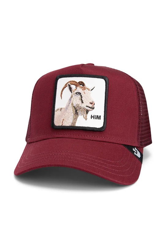 Goorin Bros czapka z daszkiem Himothy aplikacja bordowy 101.2124