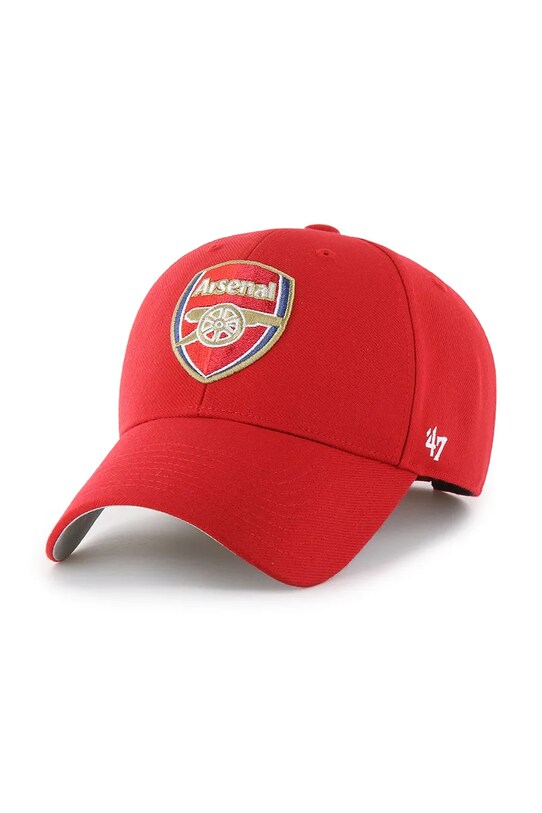 Kšiltovka 47 brand EPL Arsenal FC s příměsí vlny červená EPL.MVP30WBV.RDA