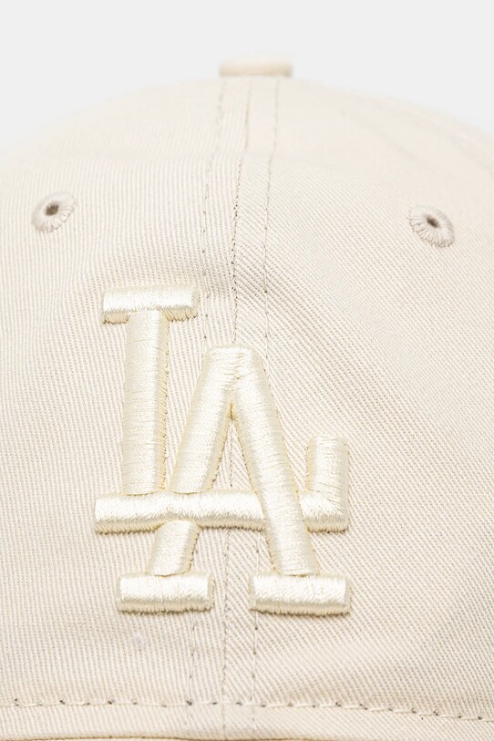 New Era czapka z daszkiem bawełniana 60471476 beżowy AA00