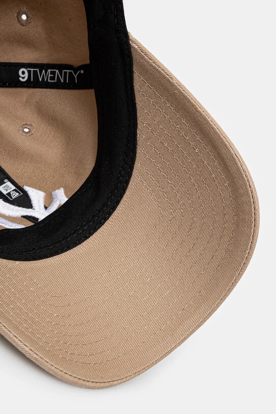 Памучна шапка с козирка New Era зелен 60471468