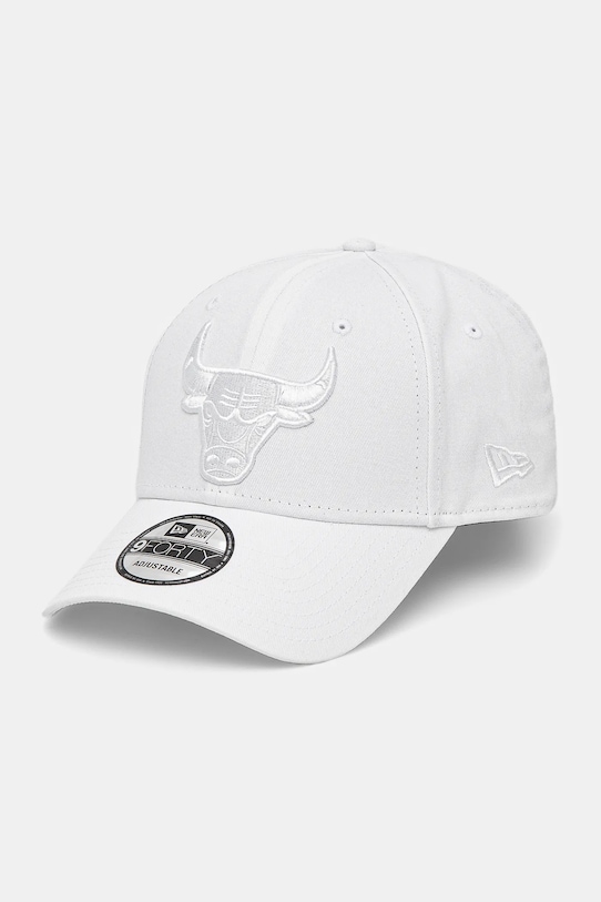 New Era czapka z daszkiem bawełniana aplikacja biały 60471484
