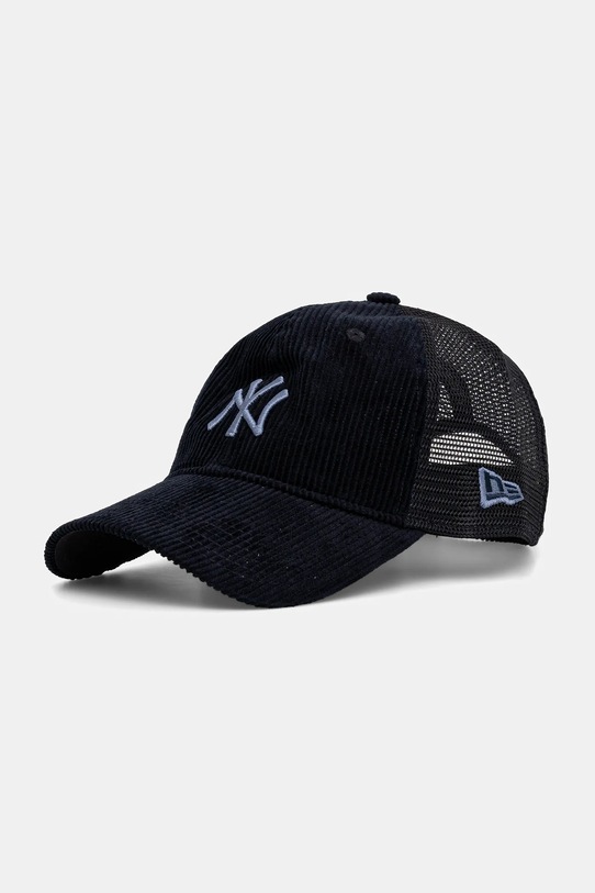 New Era czapka z daszkiem sztruksowa 0 aplikacja granatowy 60691101