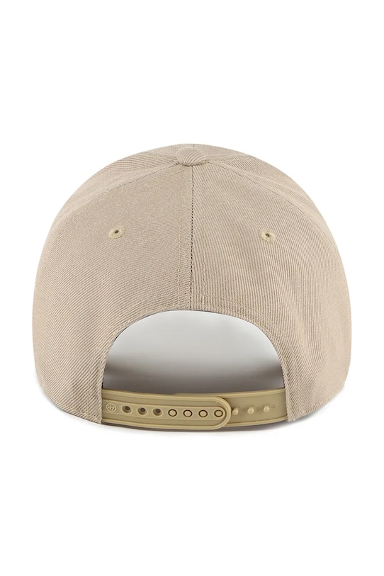 47 brand czapka z daszkiem z dodatkiem wełny MLB New York Yankees B.MVPSP17WBP.KHQ zielony AA00