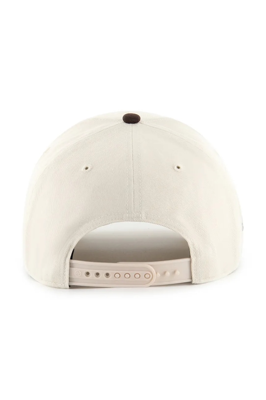 Akcesoria 47 brand czapka z daszkiem bawełniana MLB Athletics Sure Shot BCPTN.MDTTC18GWP.BN08 beżowy