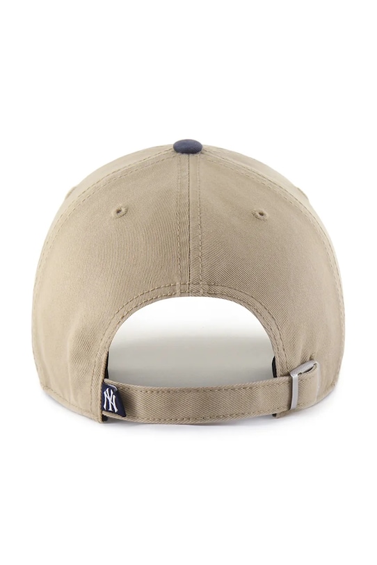 47 brand czapka z daszkiem bawełniana MLB New York Yankees B.CARCU17GWS.KH zielony AA00