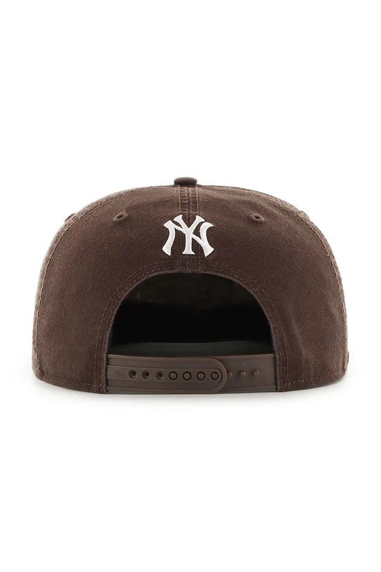 47 brand czapka z daszkiem bawełniana MLB New York Yankees B.CARRL17GWP.BW brązowy AA00