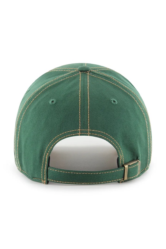 47 brand czapka z daszkiem bawełniana MLB Athletics Contrast Stitch B.CONDT18GWS.DG zielony AA00