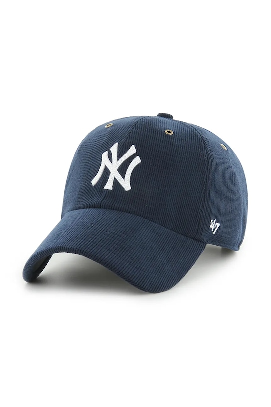 47 brand czapka z daszkiem bawełniana MLB New York Yankees aplikacja granatowy B.TCDCU17IWS.NY
