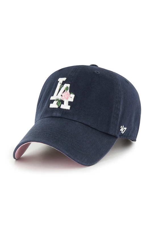 47 brand czapka z daszkiem bawełniana MLB Los Angeles Dodgers aplikacja granatowy B.THRNC12GWS.NY