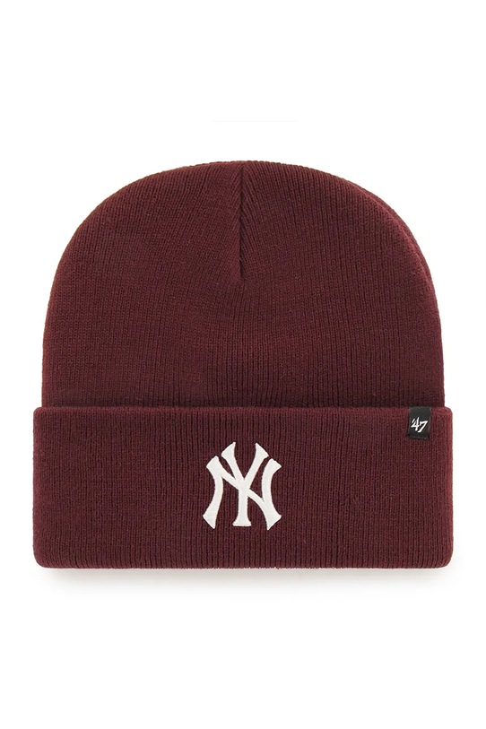 47 brand czapka MLB New York Yankees aplikacja bordowy B.HYMKR17ACE.KMI