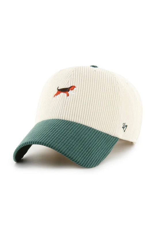 47 brand czapka z daszkiem sztruksowa Dog Cord Base Runner pozostałe beżowy XXD.TCBRT02EWS.NT