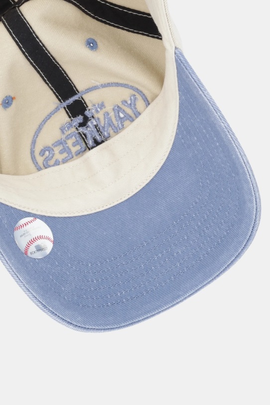 47 brand czapka z daszkiem bawełniana MLB New York Yankees beżowy B.BRKTL17DHS.K0