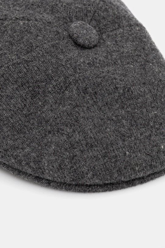 Kangol kaszkiet z wełną WOOL PANEL 575 szary K3771.FL034