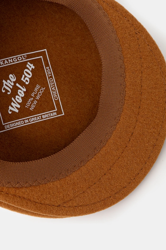 Kangol kaszkiet wełniany 504 żółty 0258BC.RC228