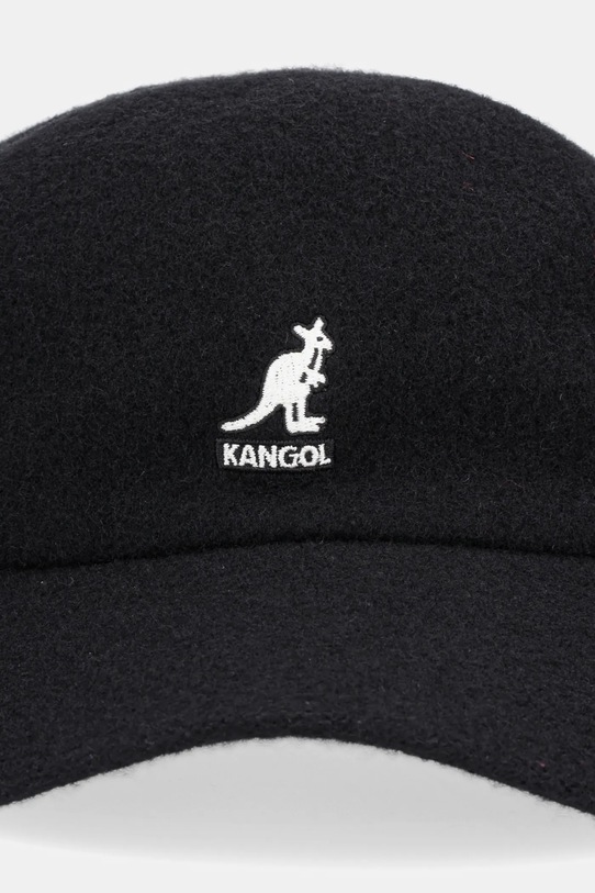 Kangol czapka z daszkiem z wełną SPACECAP K3660.BK001 czarny AA00