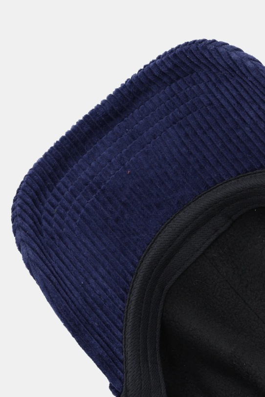 Kangol czapka z daszkiem bawełniana EARFLAP granatowy K5470.HI501