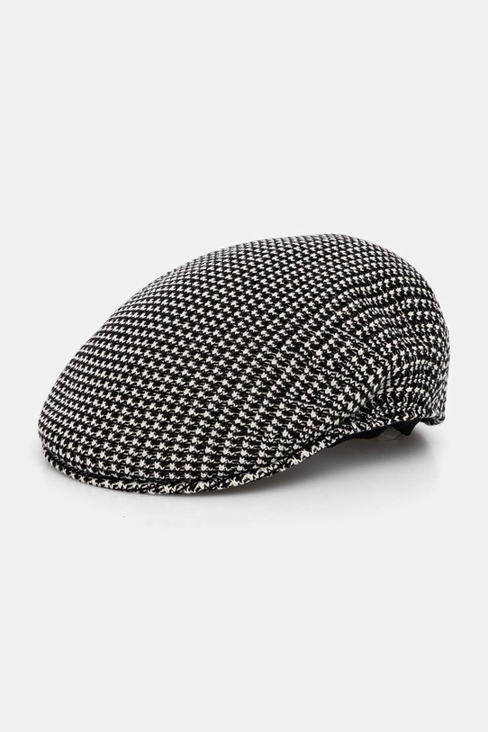 Кашкет з домішкою вовни Kangol GRID KNIT з додаванням вовни чорний K3780.BK001