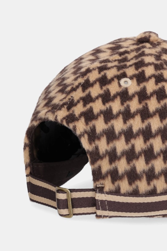 Akcesoria Kangol czapka z daszkiem BLOCK ZIG K5471.BR204 brązowy
