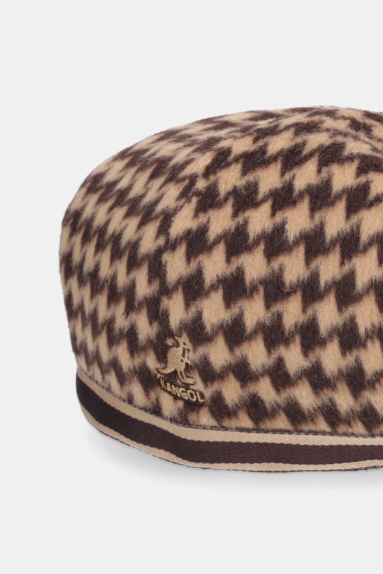 Akcesoria Kangol kaszkiet BLOCK ZIG K5472.BR204 brązowy