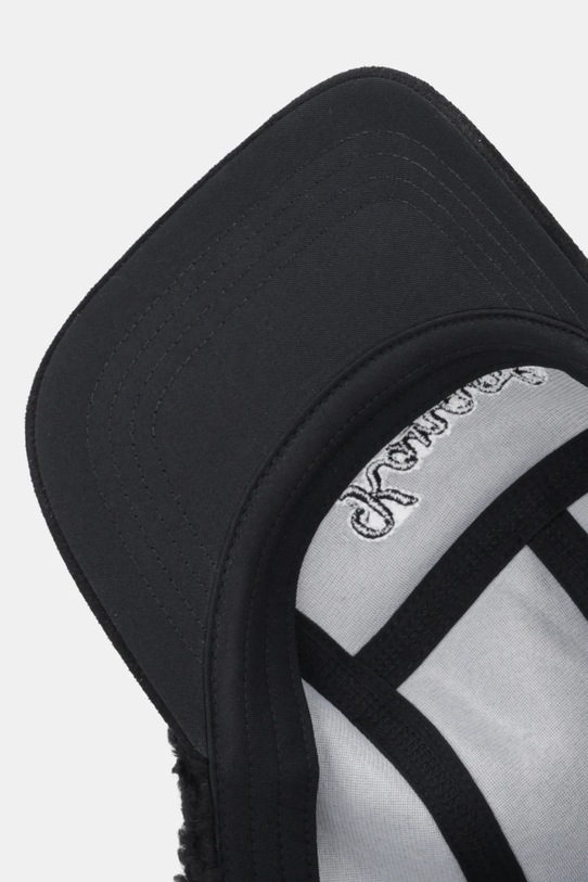Kangol czapka z daszkiem FAUX SHERPA 5-PANEL czarny K5466.BK001