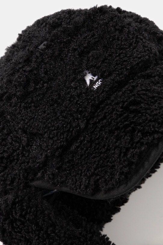 Akcesoria Kangol czapka FAUX SHEARLING UTILITY FLAP K5356.BK001 czarny