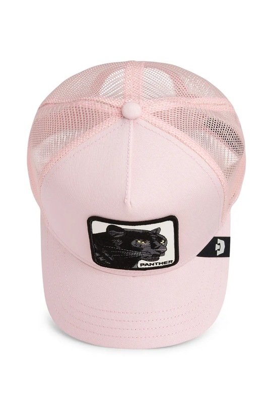Goorin Bros czapka z daszkiem z dodatkiem bawełny Panther Trucker różowy 101.2450
