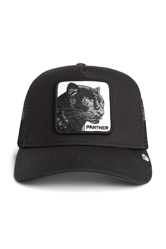 Goorin Bros czapka z daszkiem z dodatkiem bawełny Panther Trucker 101.2450 czarny AA00