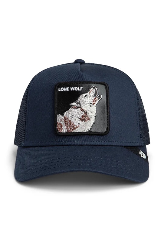 Goorin Bros czapka z daszkiem z dodatkiem bawełny Lone Wolf Trucker 101.2449 granatowy AA00