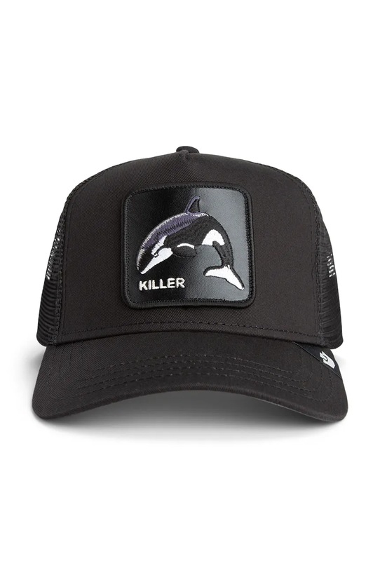 Goorin Bros czapka z daszkiem z dodatkiem bawełny Killer Trucker 101.2534 czarny AA00