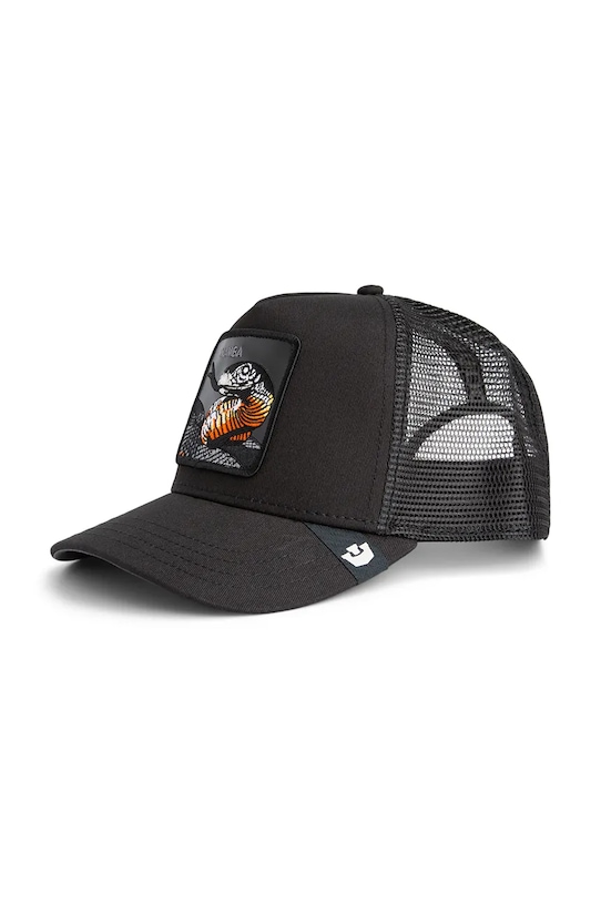 Καπέλο με γείσο και βαμβακερή επένδυση Goorin Bros Mamba Trucker άλλο μαύρο 101.2507