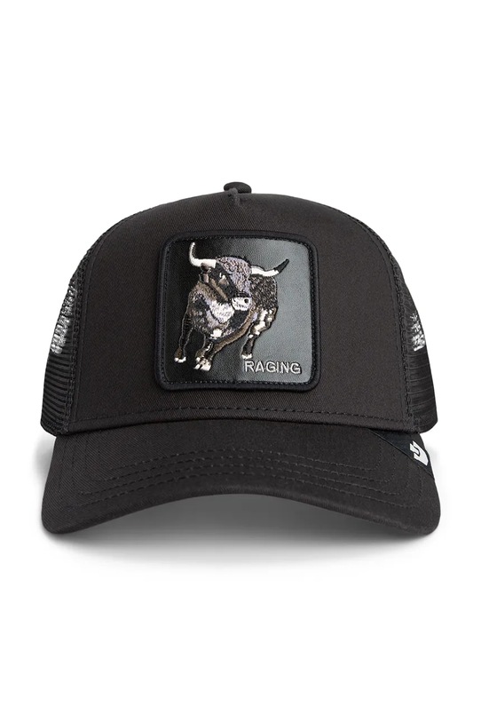 Goorin Bros czapka z daszkiem z dodatkiem bawełny Raging Trucker 101.2535 czarny AA00