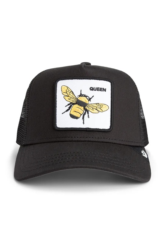 Goorin Bros czapka z daszkiem z dodatkiem bawełny Queen Trucker 101.2537 czarny AA00