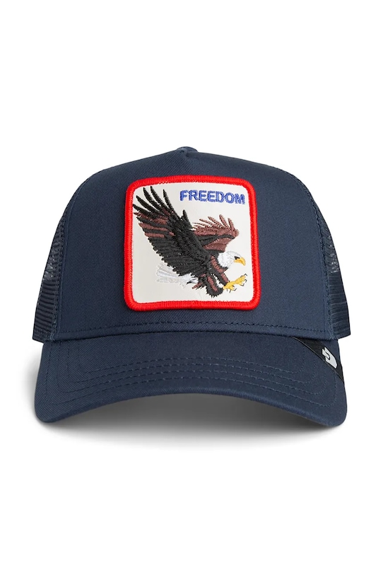Goorin Bros czapka z daszkiem z dodatkiem bawełny Freedom Eagle Trucker 101.2541 granatowy AA00