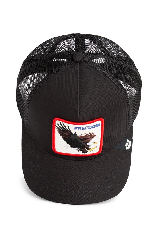 Goorin Bros czapka z daszkiem z dodatkiem bawełny Freedom Eagle Trucker 101.2541 czarny