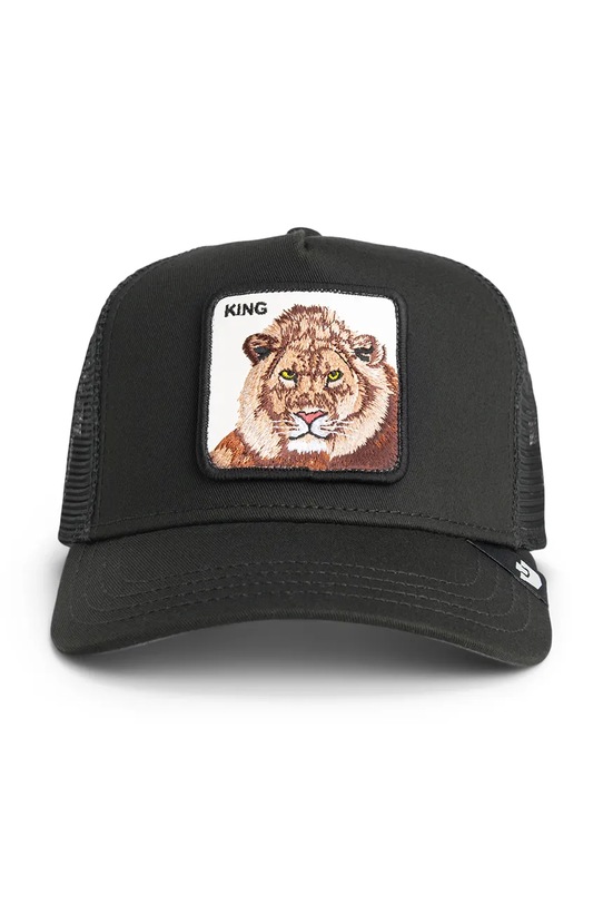 Goorin Bros czapka z daszkiem z dodatkiem bawełny King Trucker 101.2459 czarny AA00