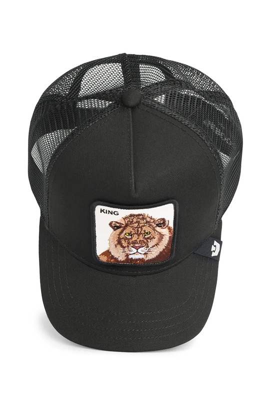 Goorin Bros czapka z daszkiem z dodatkiem bawełny King Trucker 101.2459 czarny