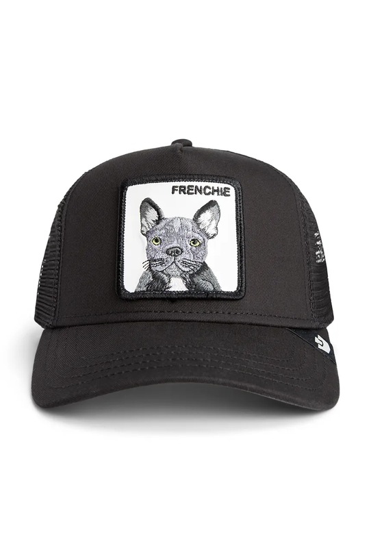 Goorin Bros czapka z daszkiem z dodatkiem bawełny Frenchie Trucker 101.2536 czarny AA00