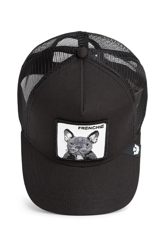 Goorin Bros czapka z daszkiem z dodatkiem bawełny Frenchie Trucker 101.2536 czarny