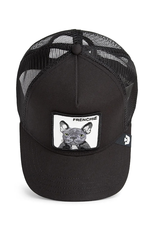 Καπέλο με γείσο και βαμβακερή επένδυση Goorin Bros Frenchie Trucker 101.2536 μαύρο