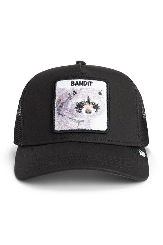 Goorin Bros czapka z daszkiem z dodatkiem bawełny Bandit Trucker 101.2453 czarny AA00
