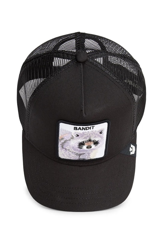 Goorin Bros czapka z daszkiem z dodatkiem bawełny Bandit Trucker 101.2453 czarny