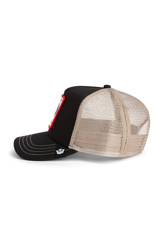 Akcesoria Goorin Bros czapka z daszkiem z dodatkiem bawełny Rooster Trucker 101.2458 czarny
