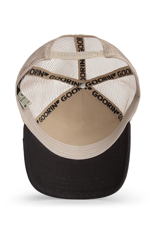 Goorin Bros czapka z daszkiem z dodatkiem bawełny Rooster Trucker 101.2458 czarny