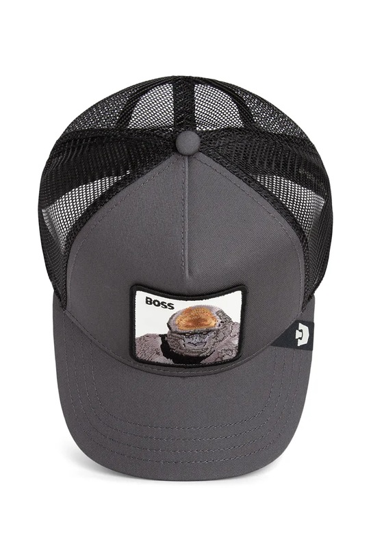 Goorin Bros czapka z daszkiem z dodatkiem bawełny Boss Trucker 101.2539 szary