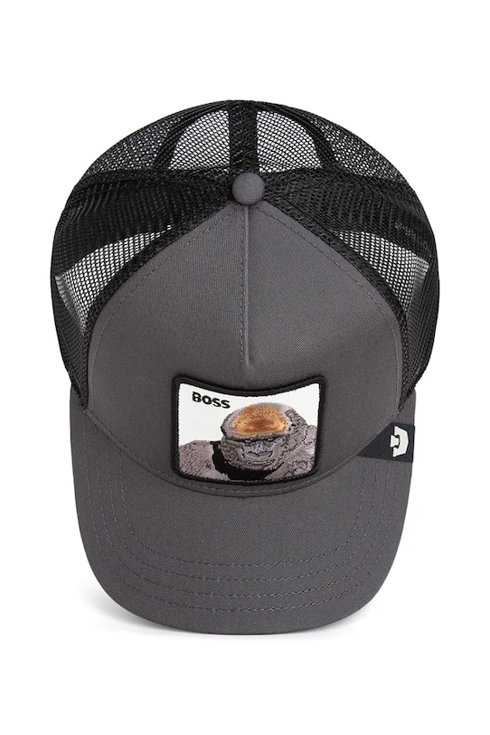 Kapa sa šiltom s dodatkom pamuka Goorin Bros Boss Trucker 101.2539 siva
