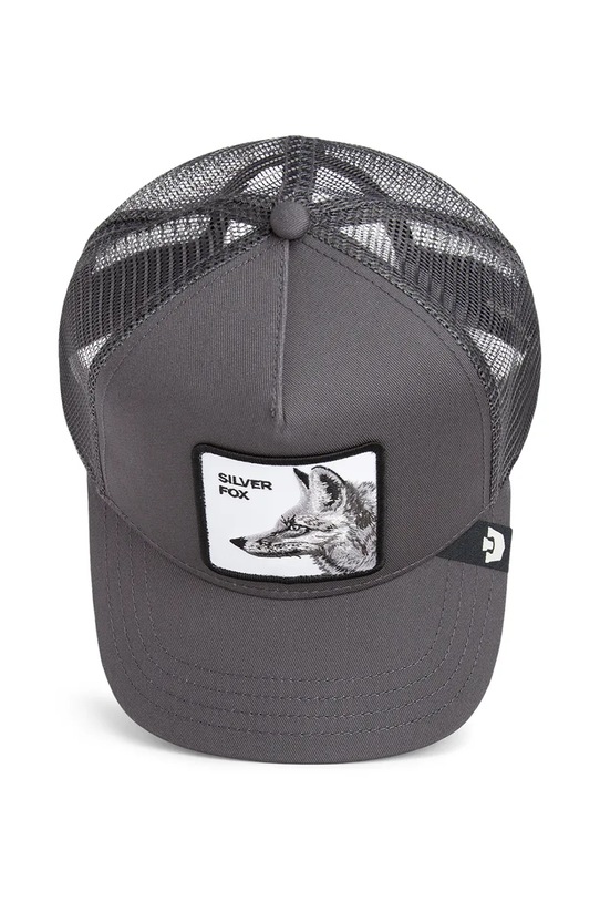 Goorin Bros czapka z daszkiem z dodatkiem bawełny Silver Foxxx 101.2399 szary