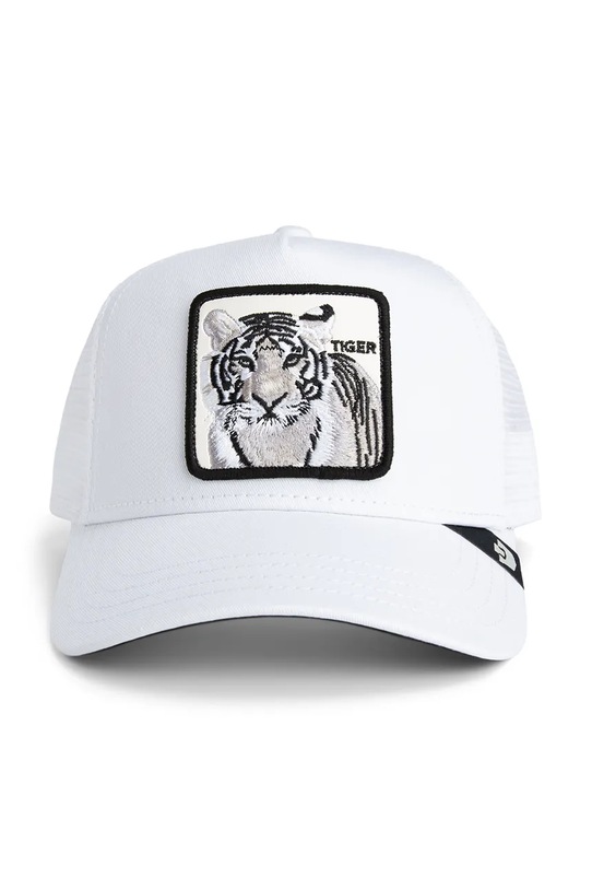 Goorin Bros czapka z daszkiem z dodatkiem bawełny Tiger Trucker 101.2460 biały AA00