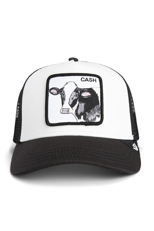 Goorin Bros czapka z daszkiem z dodatkiem bawełny Cash Cow Trucker 101.2584 biały AA00